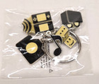 Rare Vtg Nintendo 2008 Official Swag Promo   Dsi Ds Keychain With Charms - New