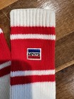 70s Vintage Levi   s Tube Socks Stripe Skate  made In Usa  Nos Deadstock Unisex