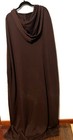 Hooded Long Robe Cloak Medieval Halloween Cosplay Unisex Wizard Monk Outfit
