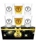 Monogram Shot Glasses Personalized Initial  Unique Gift For Women   t  Monogram