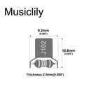Musiclily Pro Treble Bleed Mods Japan Film foil Capacitor  001uf Resistor 150k