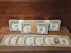 U s   5 Five Dollar Red Seal Circulated Condition One Note Mix 1963