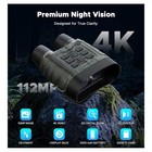 Night Vision Binoculars - 112mp 4k Night Vision Goggles  5000mah Battery   64gb