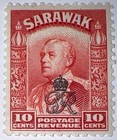 Travelstamps  Sarawak Stamps Scott  165  Mint  Og  Hinged  10c Op Stamp Mogh
