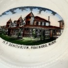 Brainerd  Minnesota Mn Antique Np Sanitarium Souvenir China Dish Plate