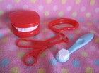 Pretend Play Toy Dentist Kit  4 Piece Playset Fun Cute  New 