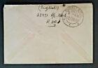 1945 Raf Post 5 Calcutta India To Bombay India Solders Free Mail Censored Cover