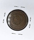 1869 Two Cent Piece 2c - Ungraded Very Fine - Very Nice Looking Copper Coin