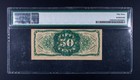 1863 Us Third Issue 50 Cents Fractional Currency Green Back Pmg Au53 Gr16