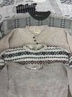 Lot Of 5 Random Designs Long Sleeve Bundle Men s Grandpa Sweaters