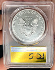 2016 W Pcgs Sp70 Dcam 30th Ann first Day West Point Silver Eagle Dollar  1 Coin 