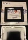     coby Model Dp-562 5 6 Digital Photo Frame Mp3 Player White   Black Music Video