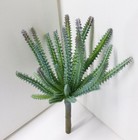 Set Of 2 Artificial Plastic Plants Gray Cactus Home Succulents Grass   123 