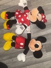 Vintage Mickey And Minnie Mouse 16    Plush Disneyland Tush Tag Walt Disney World