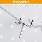Pegboard Hooks 100 Pack 8 Inch Stainless Steel For 1 8 1 4 Storage Garage Tools