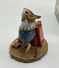 New Wee Forest Folk Christmas Critter Wff  M-739c Christmas Mouse And Dog