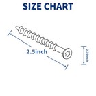  10x2-1 2  Deck Screws T25 Torx Drive Self Tapping Wood Decking Fencing Screws