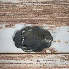 Montana Silversmiths Sterling Silver Plate Floral Engraved Western Belt Buckle