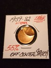  55  Off-center Struck  Unc 1959-82 Lincoln Memorial Cent Error 3 1 Gram Beauty 