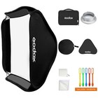 32x32 Inches   80x80cm Portable Foldable Studio Flash Softbox Diffuser Kit Wi   