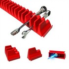 Magnetic Wrench Holder 40-slot - Hex Toolbox Organizer Rack For Spanners   Tools