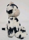 Jellycat London Bashful Cow Calf 12  Plush Black White Stuffed Animal Genuine