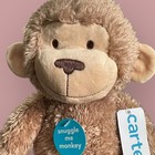 Carters Plush Snuggle Me Monkey Lovey Security Baby Toy New  68403