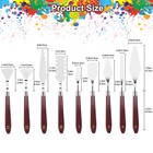 15pcs Artist Spatula Palette Knife Set For Oil Acrylic Art Paint Canvas