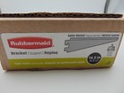 Rubbermaid Brackets Twin Track Bracket 14 5    Lot Of 6 Fg4c0602nnckl Nickel
