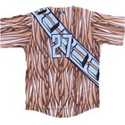 Ot Sports Baseball Jersey Chewbacca Star Wars South Bend Silver Hawks Size 50