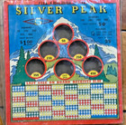 Morgan Peace Silver Dollar Punch Board Trade Stimulator In Lexan 9  X 10  Nos