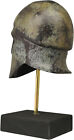 Corinthian Helmet On A Base Ancient Greek Bronze Museum Replica 1378-1