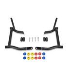 Front Rear Crash Bar Flat-out Bar For Harley Street Glide Road Glide King 14-24