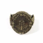 Thao Wessuwan Ring Giant God Takrut Bee Wax Wat Sutat Temple Thai Buddha Amulet