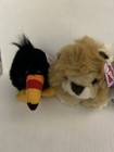 Puffkins Vintage Lot Of 6 Plush With Tags 90s Toucan Lion Giraffe Bat