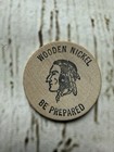 Vtg Hofbrau Restaurant Pub 19-21 So  5th Reading Pa Wooden Nickel Bar Coin Chip