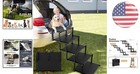Extra Wide 5-step Dog Stairs For Large Dogs - Foldable   Non-slip Ramp