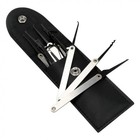 15pcs Classic Stainless Steel Lock Tools Portable Car Unlocking Kit Tools