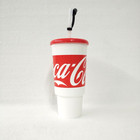 Vintage Coca Cola Plastic Cup W  Lid   Straw Tumbler 32oz  Pick Your Qty