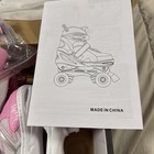 Fyhart Kids Roller Skates For Girls Beginner Small Adjustable Light Up Wheel