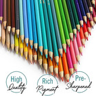  50 Shades  Pre-sharpenedcolored Pencils   Soft Lead  Included Sharpener  Ultima