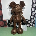 Disney Store Mickey Mouse Bronze Plush Toy Doll  Stuffed Animal 10  H