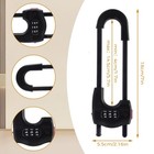 Upgrade 4 Packs Sliding Cabinet Locks  Baby Proofing U-shaped Child Safety La   