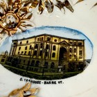 Barre Vt Vermont Souvenir Porcelain Trinket China Antique Dish Plate