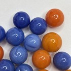 Vintage Bright Color Glass Marbles Lot Of 25 Peewee Size N