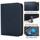 4 Pocket Card Binder With Zipper  288 Pockets Trading Card Binder Book