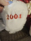 2003 Dandee White Teddy Bear Boy 20    Christmas Keepsake Memories Plush