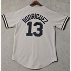 New York Yankees Alex Rodriguez  13 Gray Jersey Large Mlb Baseball Majestic