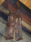 Vintage Well Worn Leather Cowboy Chaps
