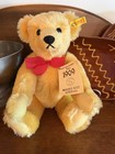 Vintage Steiff Original Teddy Bear Replica 1909 Gold Jointed Nwt   0165 38 Nos